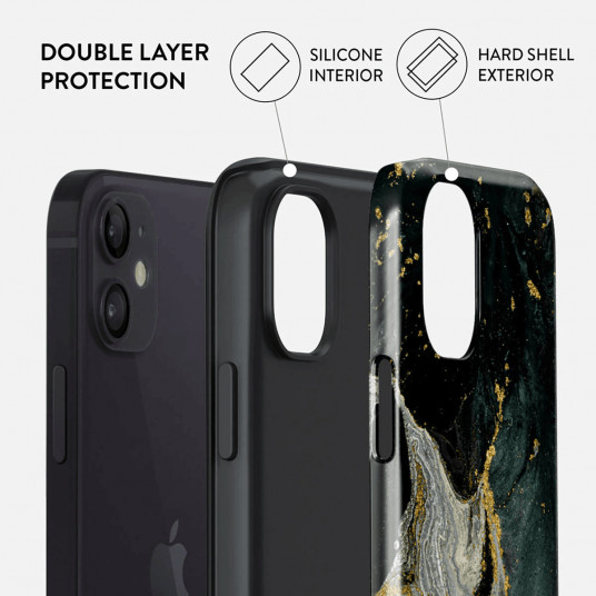 Vāciņš Burga iPhone 12 Pro Max Northern Lights - Marble Tough