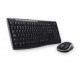 Klaviatūras un peles komplekts Logitech Bezvadu Desktop MK270, RU