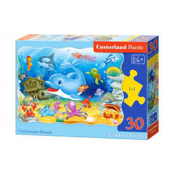 Puzle Castorland Underwater Friends, 30 gab