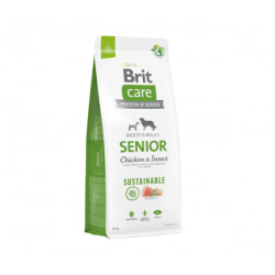 Brit Care Sustainable Senior Chicken&Insect sausā barība gados vecākiem suņiem ar vistu un kukaiņiem 12 kg