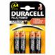 Duracell AA/LR6, Alkaline Plus Power MN1500, 4 pc(s)