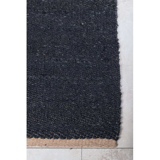 Kali džutas paklājs - 200*300 - melns