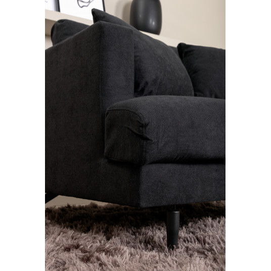 Krēsls Sofia - melns/melns