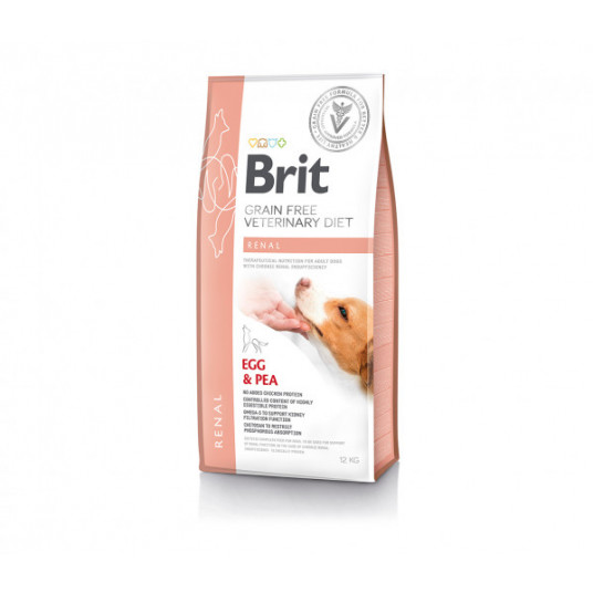 Brit GF Veterinary Diets Dog Renal sausā barība suņiem 2 kg