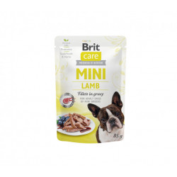 Brit Care Mini Conc. soma suņiem Jēra fileja mērcē 85 g