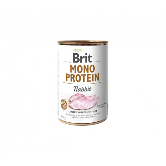 Brit Care konservi suņiem Mono Protein Rabbit 400 g