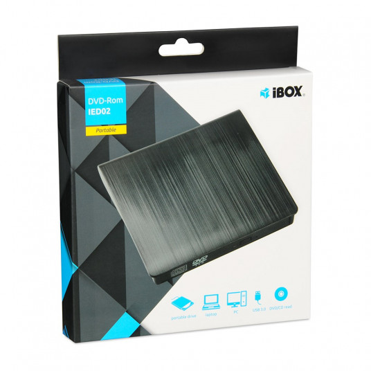 IBOX ĀRĒJAIS DVD DRIZENIS IED02 USB 3.0
