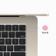 Portatīvais dators MacBook Air 15.3" Apple M2 8C, RAM 16GB, SSD 256GB, Mac OS, INT, Starlight MQKU3ZE/A/R1