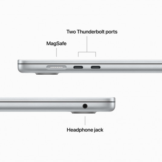 Portatīvais dators MacBook Air 15.3" Apple M2 8C, RAM 16GB, SSD 256GB, Mac OS, INT, silver MQKR3ZE/A/R1