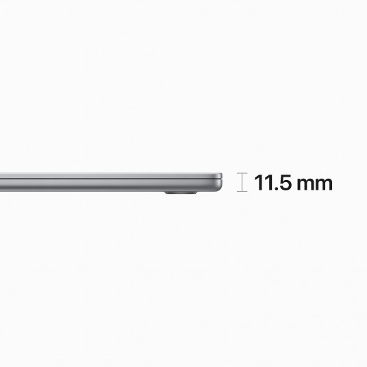 Portatīvais dators MacBook Air 15.3" Apple M2 8C, RAM 16GB, SSD 256GB, Mac OS, INT, Space Grey MQKP3ZE/A/R1