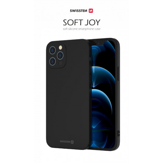 Swissten Soft Joy Silicone Case for Xiaomi Note 8T Black