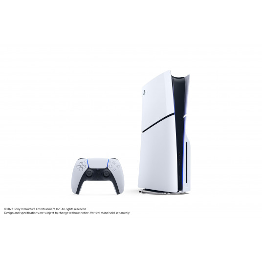 Spēļu konsole Sony Playstation 5 Slim (PS5) 1TB White + papildus pults Sony DualSense PS5 + Austiņas Sony PS5 „Pulse 3D“
