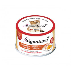 Signature7 Whitemeat Tuna ar ķirbi konservi kaķiem ar tunci un ķirbi 70 g