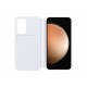 Vāciņš Samsung Galaxy S23 FE Smart View Wallet Case White