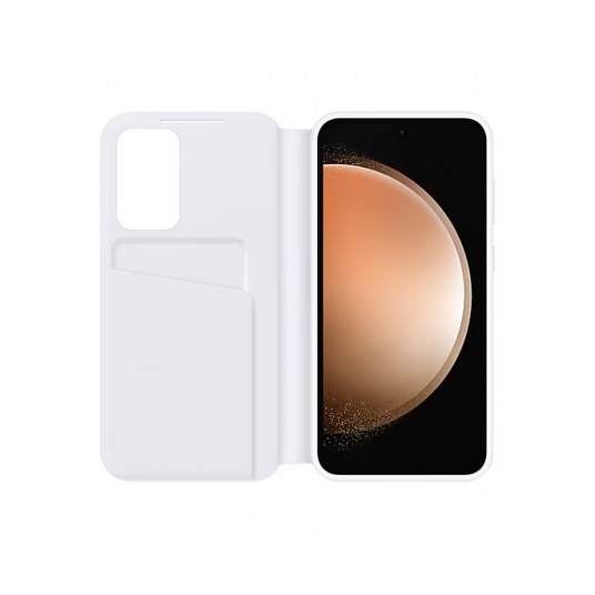 Vāciņš Samsung Galaxy S23 FE Smart View Wallet Case White