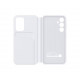 Vāciņš Samsung Galaxy S23 FE Smart View Wallet Case White