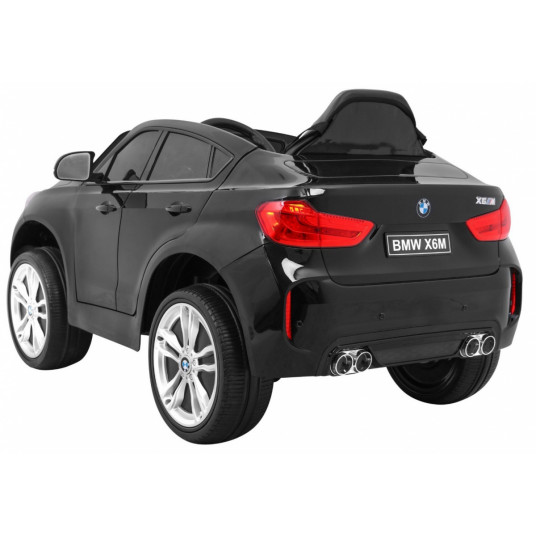 Elektroauto BMW X6M lakots, sarkans, melns