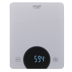Virtuves svari Adler AD 3173s (ietilpība) 10 kg,  Displeja tips LED, Pelēks