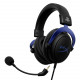 Austiņas HyperX Cloud Blue PS5 Wired Black/Blue