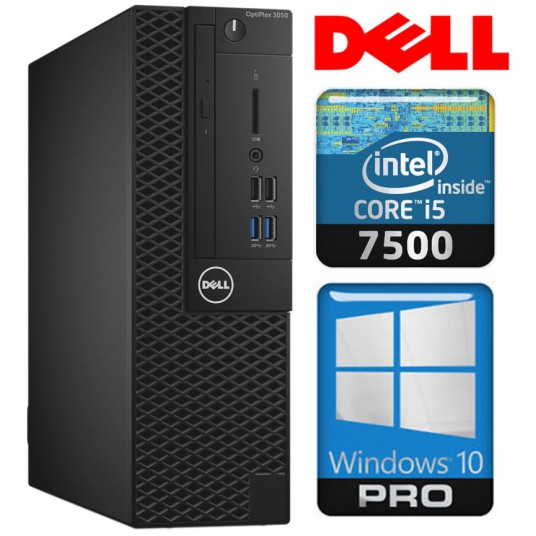 DELL 3050 SFF i5-7500 8GB 128SSD M.2 NVME WIN10Pro