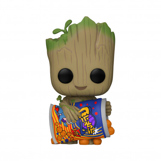 FUNKO POP! Vinila figūra:  I Am Groot - Groot with cheese puffs