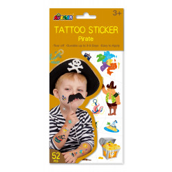 AVENIR Tetovējumu uzlīmes: Pirāts