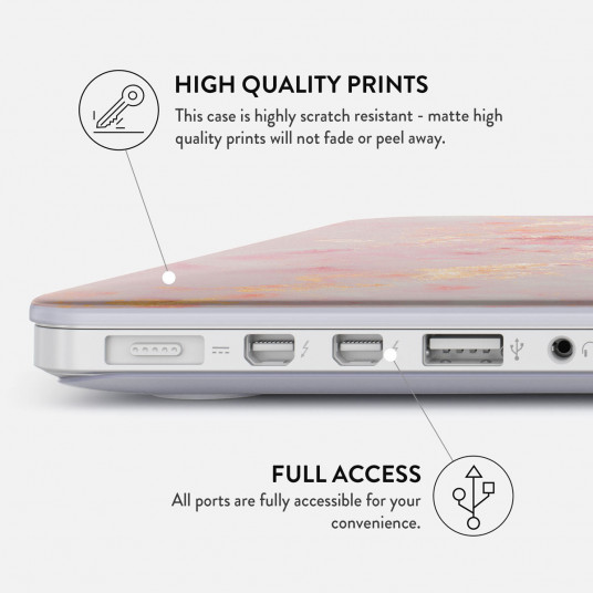 Datora futrālis Golden Cora Macbook case for MacBook Pro 16'' | A2485/A2780