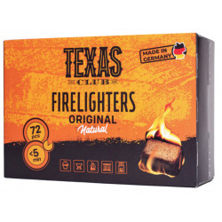 Šķiltavas Texas Club Original FIRE-WAX 72 gab.