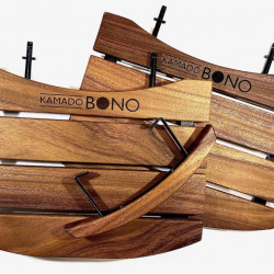 Tīkoka paplātes un rokturu komplekts (Grande) Kamado Bono TEAK23