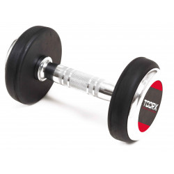 Toorx Professional rubber dumbbell 22kg