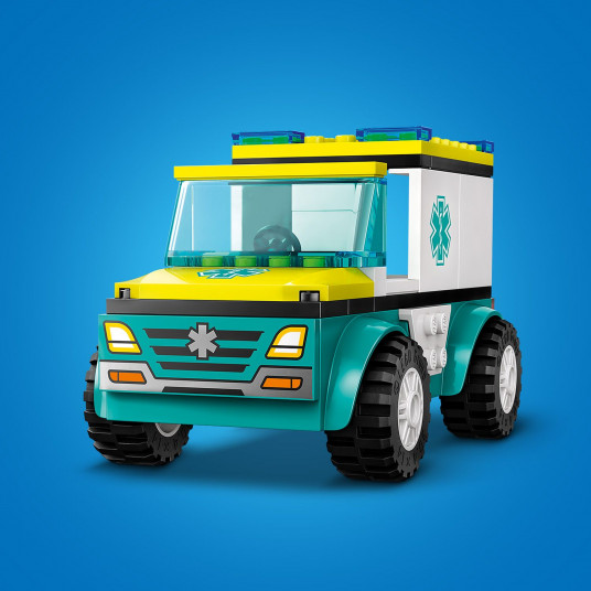 LEGO® 60403 pilsētas ātrā palīdzība un snovbordists