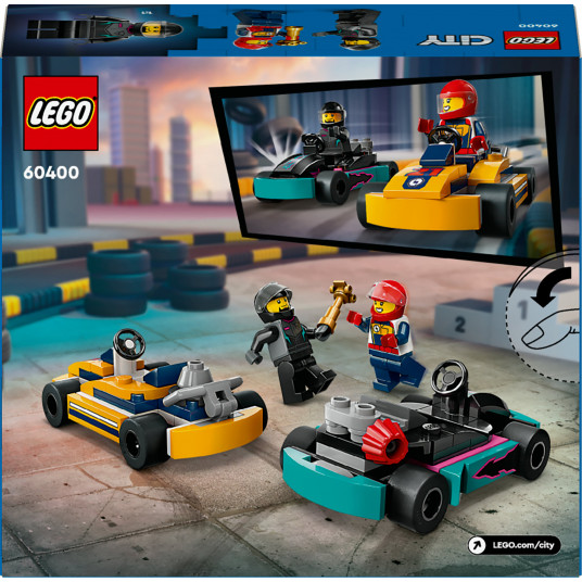 LEGO® 60400 City gokarti un sacīkšu braucēji