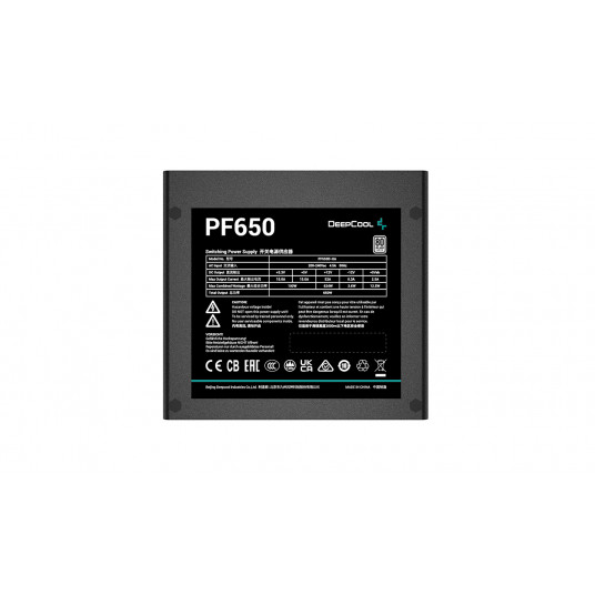 Deepcool PF650 650 W, 80 PLUS standarta sertifikācija