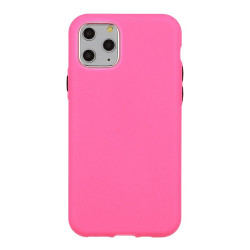 Mocco Soft Cream Silicone Back Case for Apple iPhone 12/12 Pro Pink