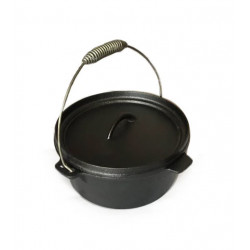 Čuguna katls ar vāku Dutch Oven 3,9 l. Kamado Bono's DUTCH5