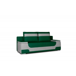 Dīvāns-gulta Zona ar gultas veļas kasti zaļa, Monolith 37, Monolith 84