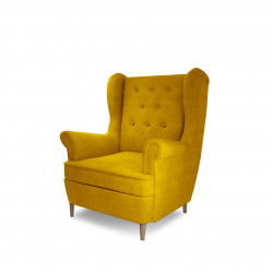 Krēsls Aros 1F, dzeltens