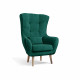 Krēsls Arti, zaļš, audums Monolith 37