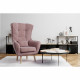 Krēsls Arti, rozā, auduma Mat Velvet 63