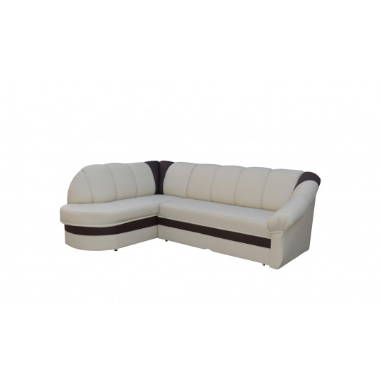 Benano stūra dīvāns ar gultas veļas kasti, audums Soft 33, Soft 66
