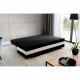 Dīvāns-gulta Calia ar gultas kasti melna, Sawana 14, Soft 17