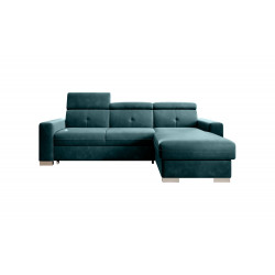 Fresia stūra dīvāns ar gultas veļas kasti, audums Lux 39