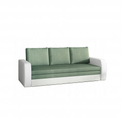 Dīvāns-gulta Inversa ar gultas kastīti zaļa, Soro 34, Soft 17