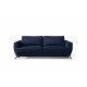 Dīvāns-gulta Megis ar zilu gultas veļas kasti, Solar 79
