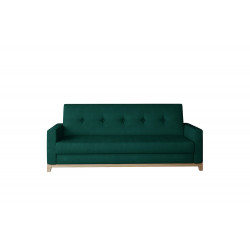Dīvāns-gulta Selene ar gultas veļas kasti zaļa, Monolith 37