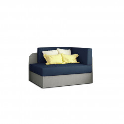 Dīvāns-gulta Rosa ar zilu gultas veļas kasti, Alova 79, Alova 10