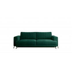 Dīvāns-gulta Elise ar gultas veļas kasti zaļa, Nube 35