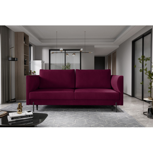 Dīvāns-gulta Revi ar gultas veļas kasti violeta, Velvetmat 25