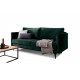 Dīvāns-gulta Revi ar gultas veļas kasti zaļa, Loco 35