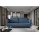 Dīvāns-gulta Revi ar gultas kasti zilā krāsā, Gojo 40